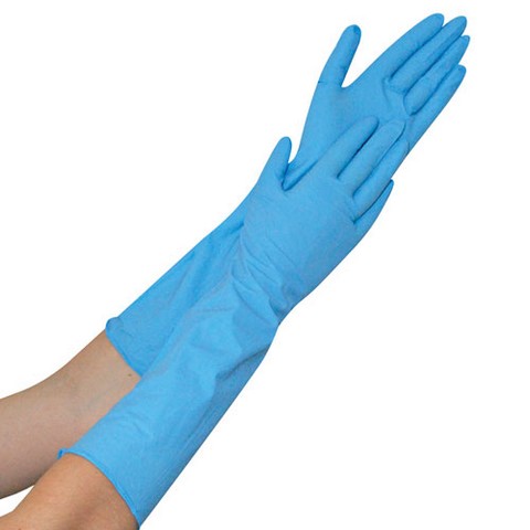 ΓΑΝΤΙ NITRIL 50cm ExtraSafe SuperLong  (50Τ) PFR  BLUE
