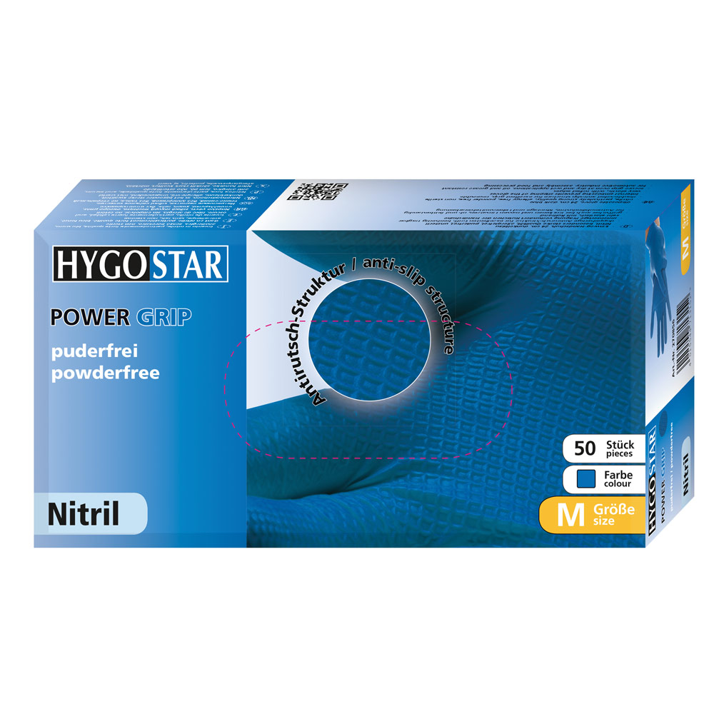 ΓΑΝΤΙ NITRIL PFR POWERGRIP BLUE (50Τ)